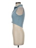 Papaya Blue Sleeveless Top Size S - photo 5
