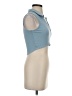Papaya Blue Sleeveless Top Size S - photo 4