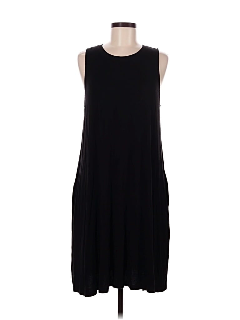 Pre-owned Time And Tru Casual Dress In Black