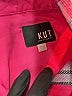 Kut from the Kloth Plaid Pink Jacket Size S - photo 6