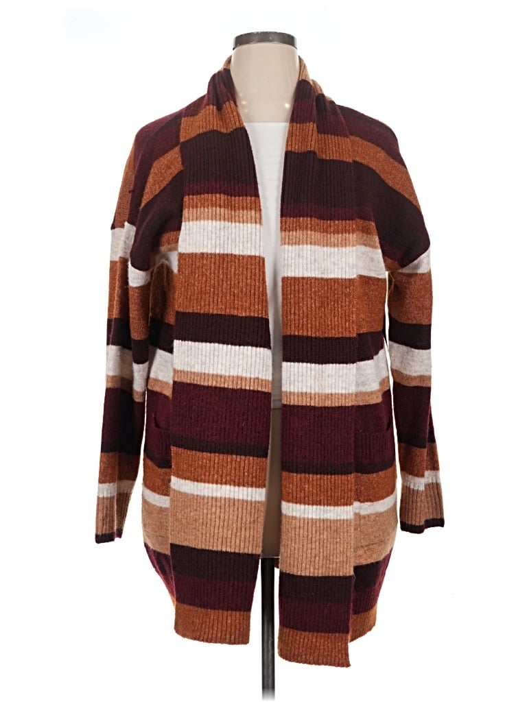 Pre-owned Time And Tru Cardigan Sweater In Brown