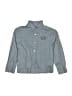 Zara 100% Polyester Solid Gray Long Sleeve Button-Down Shirt Size 8 - 9 - photo 1