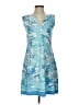 Barbara Gerwit Print Blue Cocktail Dress Size S - photo 1