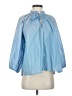 Cleobella Blue 3/4 Sleeve Blouse Size S - photo 1