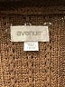 Avenue 100% Acrylic Brown Cardigan Size 18 - photo 7