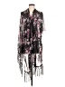 Mixit 100% Polyester Black Kimono One size - photo 1