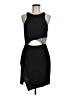Charles Henry Graphic Black Cocktail Dress Size 8 - photo 1
