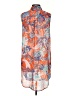 Peck & Peck 100% Polyester Orange Sleeveless Blouse Size S - photo 2