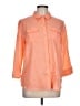 Studio Works Orange 3/4 Sleeve Button-Down Shirt Size L - photo 1
