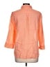 Studio Works Orange 3/4 Sleeve Button-Down Shirt Size L - photo 2