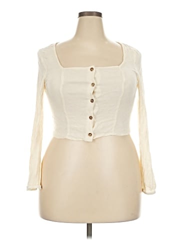 Wild Fable 3/4 Sleeve Blouse (view 1)