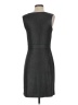 Oleg Cassini 100% Polyester Solid Gray Cocktail Dress Size 2 - photo 2