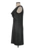 Oleg Cassini 100% Polyester Solid Gray Cocktail Dress Size 2 - photo 5