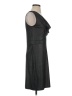 Oleg Cassini 100% Polyester Solid Gray Cocktail Dress Size 2 - photo 4
