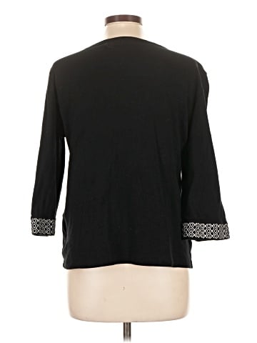 Karen Scott 3/4 Sleeve Top (view 2)