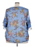 I.N. Studio 100% Polyester Blue 3/4 Sleeve T-Shirt Size 3X - photo 2
