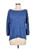 Cable & Gauge Blue 3/4 Sleeve Top Size M - photo 1