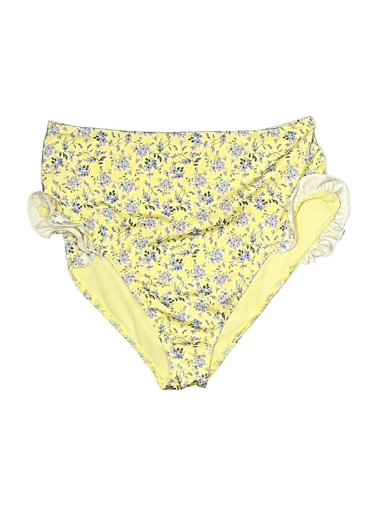 Pre-owned Asos Design Swimsuit Bottoms In Yellow