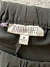 Jennifer Lopez 100% Polyester Solid Black Track Pants Size M - photo 7