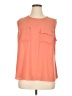 Calvin Klein Orange Sleeveless Blouse Size 1X - photo 1