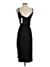 Capella Apparel Solid Black Casual Dress Size S - photo 2