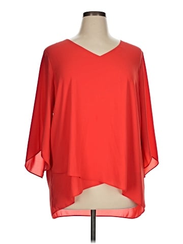 Karen Kane 3/4 Sleeve Blouse (view 1)