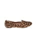 Lands' End Animal Print Tan Flats Size 8 - photo 1