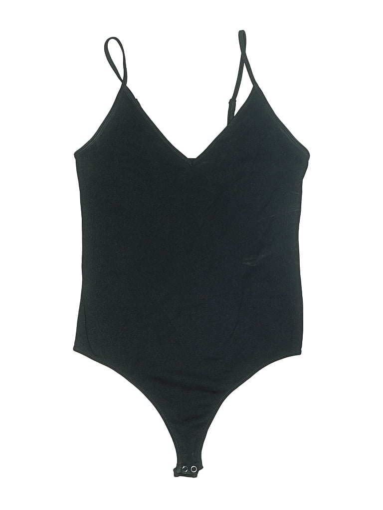 Pre-owned Forever 21 Bodysuit In Black