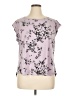 Elle Floral Purple Sleeveless T-Shirt Size XL - photo 1