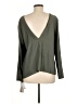 Samsoe Samsoe 100% Polyester Green Long Sleeve Blouse Size 12 - photo 2