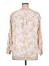 Torrid Floral Ivory Long Sleeve Blouse Size 1X Plus (1) - photo 2