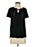 Ember Black Short Sleeve Blouse Size S - photo 1
