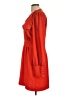 Pinko 100% Polyester Orange Casual Dress Size 10 - photo 5