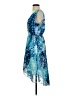 Studio Y 100% Polyester Tie-dye Blue Cocktail Dress Size S - photo 5