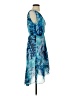 Studio Y 100% Polyester Tie-dye Blue Cocktail Dress Size S - photo 4