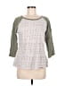 Cabela's 100% Cotton Gray 3/4 Sleeve Top Size M - photo 1