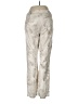 Ecru Print Ivory Casual Pants Size 6 - photo 2