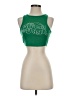 Shein Green Sleeveless T-Shirt Size 4 - photo 1