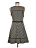 Oleg Cassini Houndstooth Gray Casual Dress Size 6 - photo 2