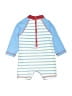 Little Me 100% Polyester Blue Long Sleeve Onesie 9-12 MO / 12 MO - photo 1