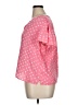 Gap Hearts Pink Short Sleeve Blouse Size XL - photo 5