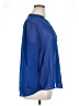 Zenobia 100% Polyester Blue Long Sleeve Polo Size XL - photo 4