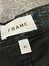 FRAME Metallic Black Casual Pants Size 31 waist - photo 7