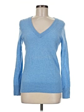 Aqua Cashmere Pullover Sweater (view 1)