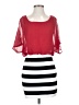 Ruby Rox 100% Polyester Color Block Red Casual Dress Size S - photo 1