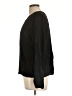 Self Contrast Black Long Sleeve Blouse Size L - photo 5