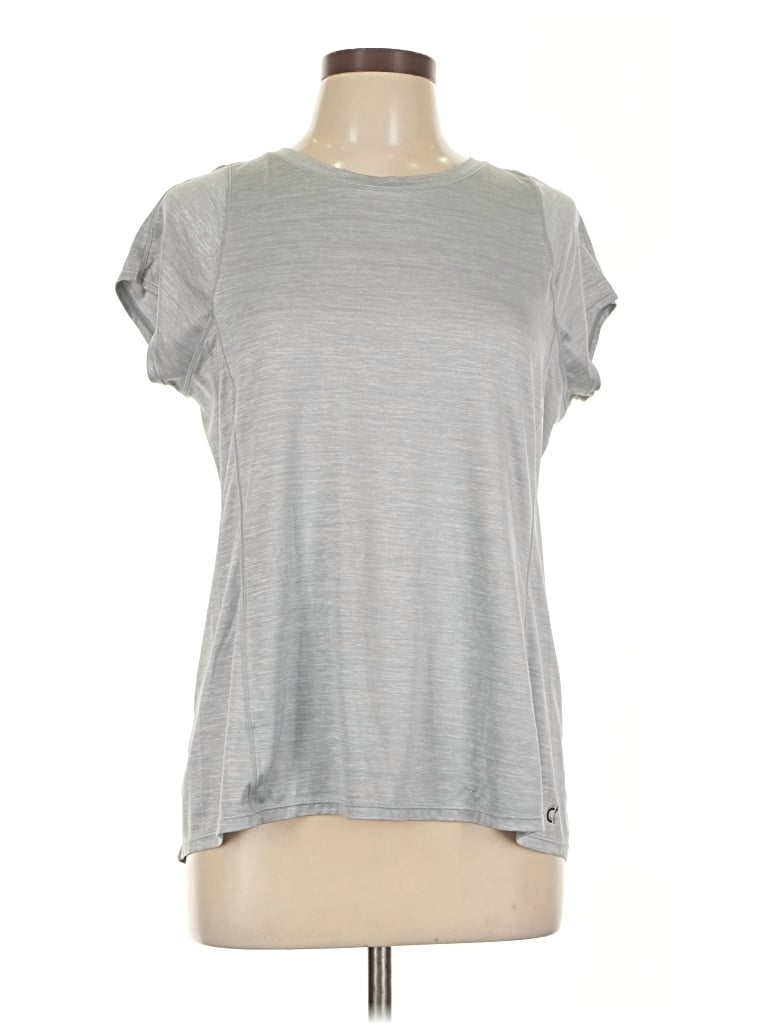 Pre-owned Calvin Klein Performance Short Sleeve T-shirt In Gray