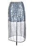 Open Edit Metallic Silver Formal Skirt Size XXL - photo 2