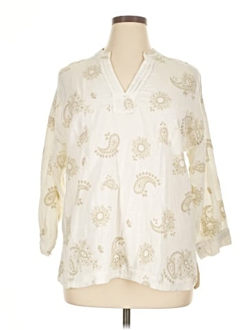 Elie Tahari Long Sleeve Blouse (view 1)