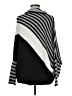 I.N. Studio Stripes Black Poncho Size M - photo 2